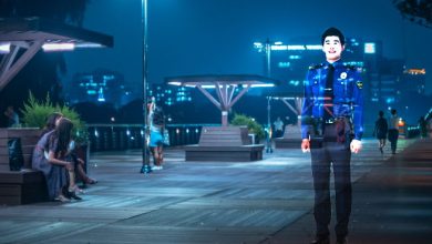 South Korea's Holographic Police